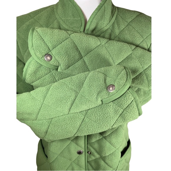 Charter Club Snap Front Fleece Jacket size M - Picture 5 of 9